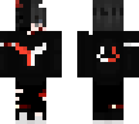 red boy with mask