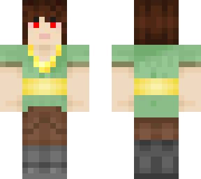 undertale chara minecraft skin (classic)