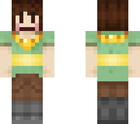 undertale chara minecraft skin (slim)