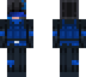 blue mask