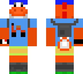 cyclist orange yoshi