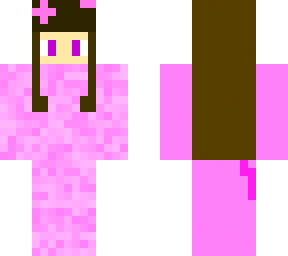 eshaal  minecraft pink girl skin