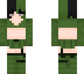 green and black