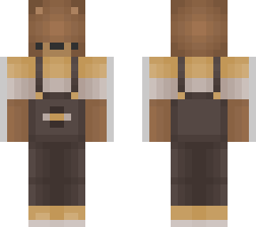 overall bear with bow thing