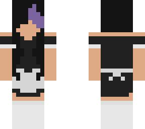 cc's purple maid outfit