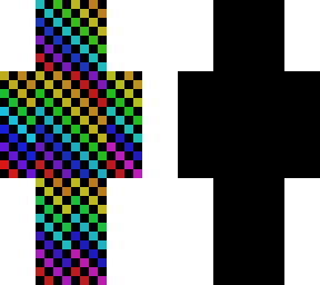half rainbow black