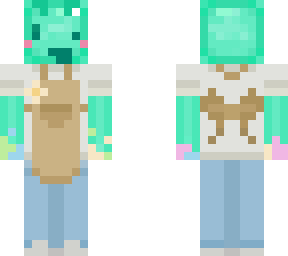 painter teal alien