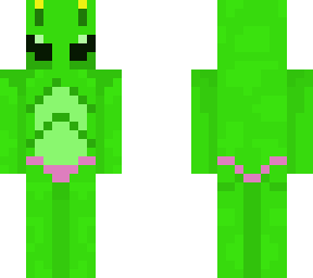 cute green alien