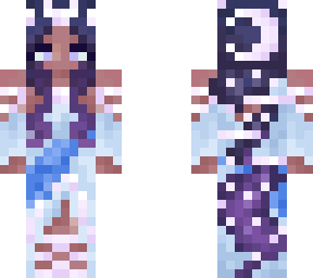 moon goddess blue