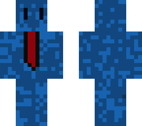 the blue man