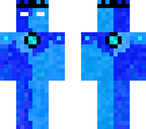 blue man