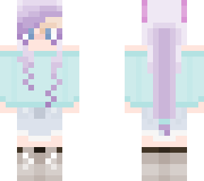 cutsie purple and teal
