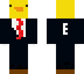 duck in a suit