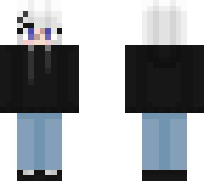 girl with short and white hair (fixed ver.)