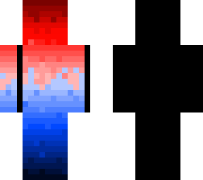 red to blue