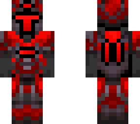 red trimmed armour