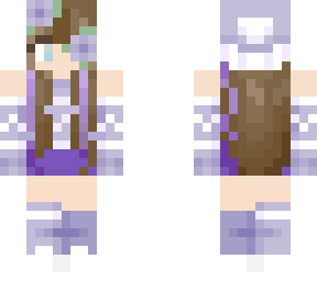 redesign of purple beanie girl