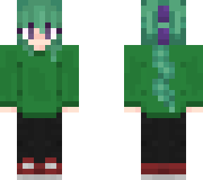 stego with a green jumper