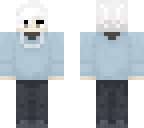 white hair boy