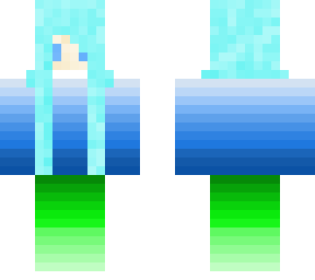 blue-green-girl
