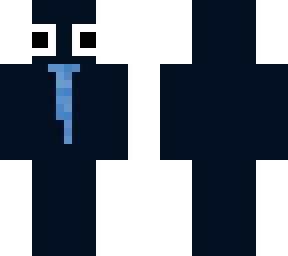 blue guy with tie