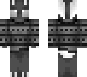 monochromatic moth with sweater