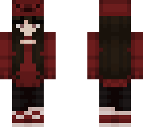 red bear matching couple skin (girl)