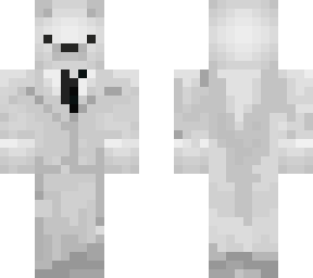 black and white bear