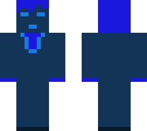 blue man