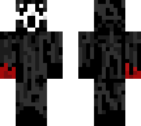ghost face bloody hand