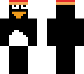 penguin with strawhat