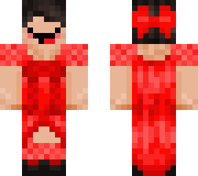 roier with red dress