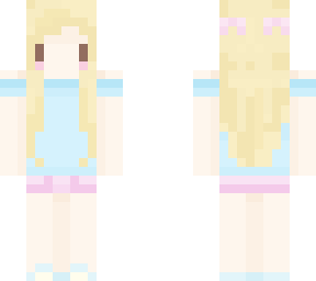 blonde chibi girl