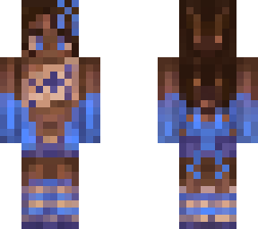 blue bow girl