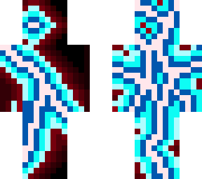 blue lightning herobrine