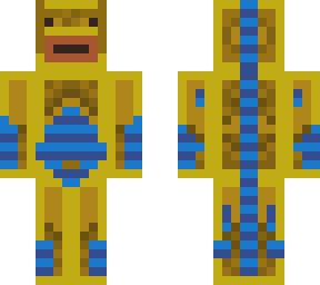 blue and yellow fish