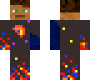 flaming superhero