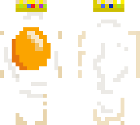 fried egg but with technoblades crown