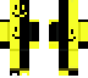 retro youtuber skin black and yellow