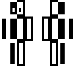 black and white