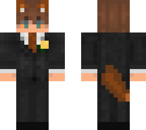 fox boy in a suit