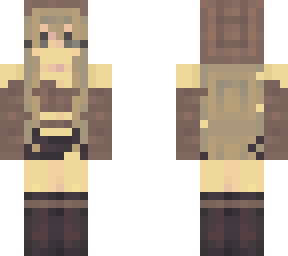 casual girl - brown bear outfit