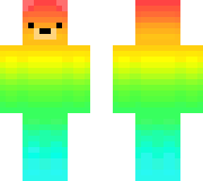 rainbow gummy bear.