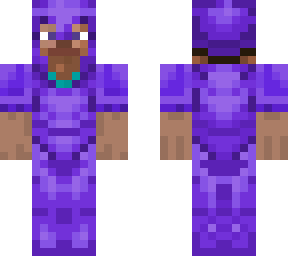 steve in full enchanted netherite armor