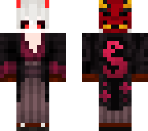 red oni samurai | demon mask