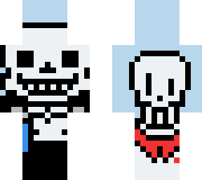 sans and papyrus pixel art (undertale)