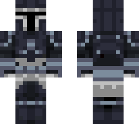 silver and white mandalorian