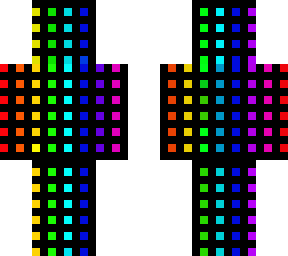 rainbow skin minecraft | Minecraft Skins