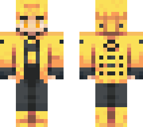 Naruto Six Paths Sage Mode | Minecraft Skin