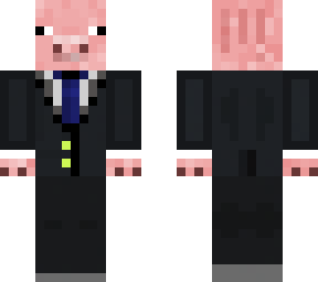 Suit Pig | Minecraft Skin
